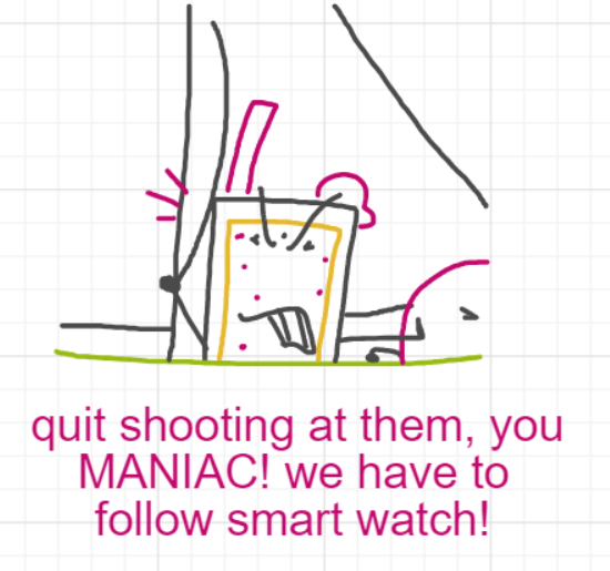 A panel from Ready Oar Knot, episode three of the Board Boards object show by Furretwalk/WalkingFurret.